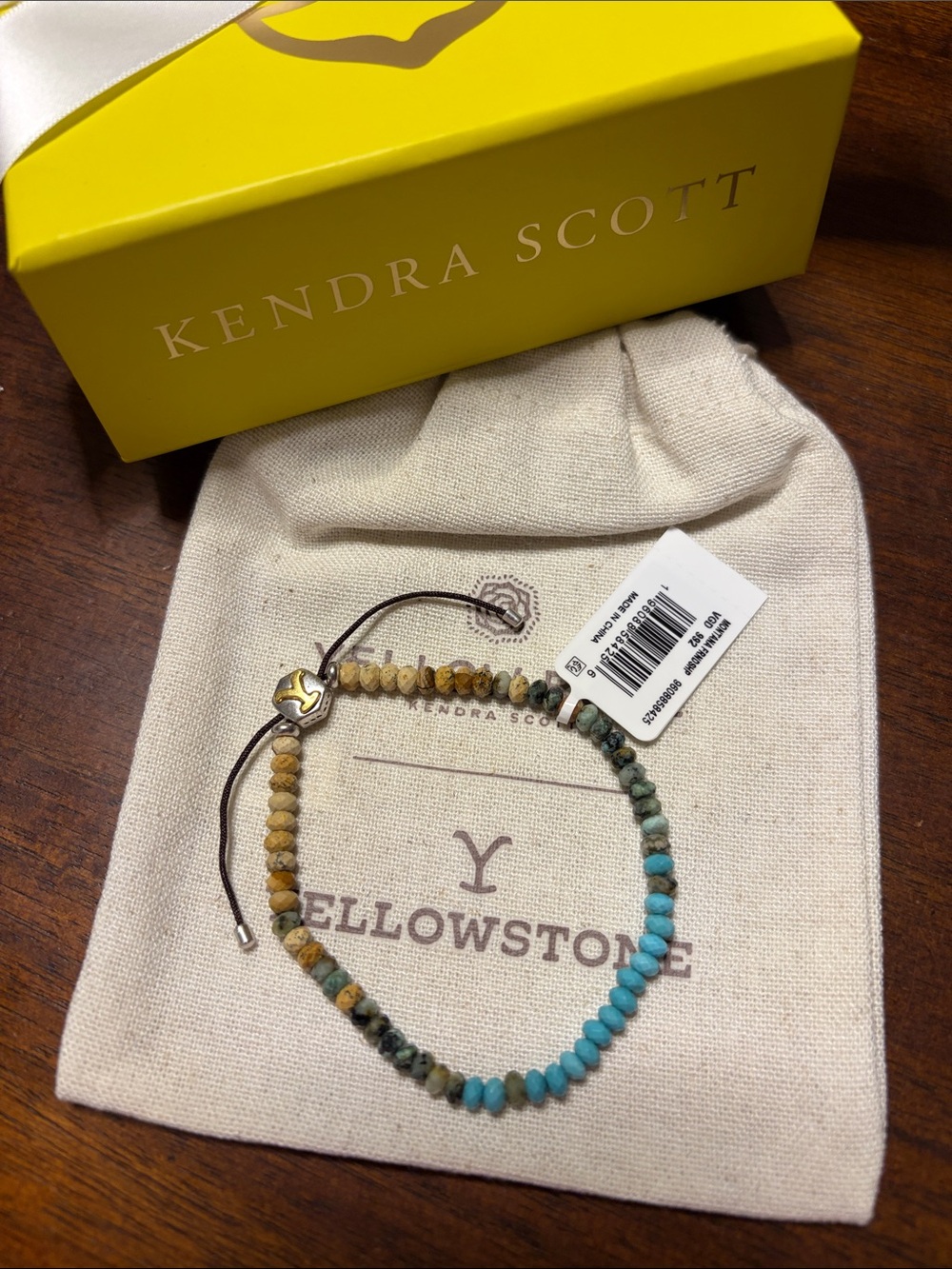 Kendra Scott x Yellowstone bracelet